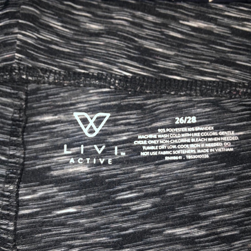 Livi active size 26/28 workout leggings